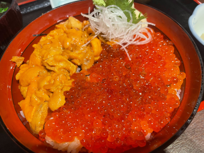 海鮮市場漁屋　ウニいくら丼　熱海海鮮丼